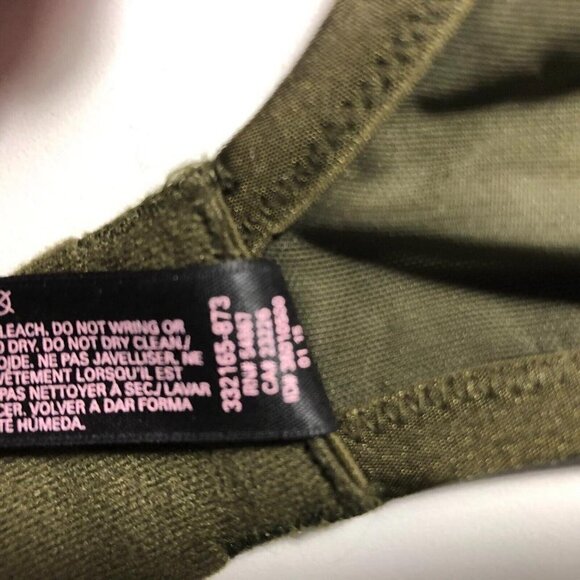 Victorias Secret RN54867 Green Underwire Padded 34D #4102-4 - Picture 9 of 10